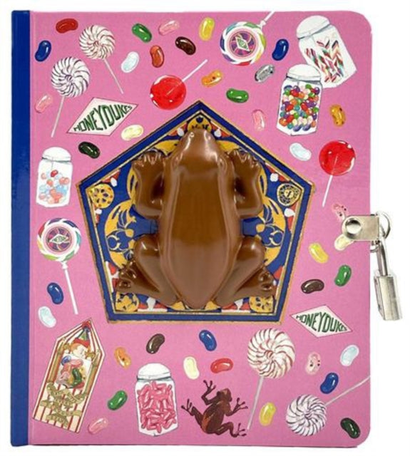Harry Potter: Chocolate Frog Squishy Lock & Key Diary cover