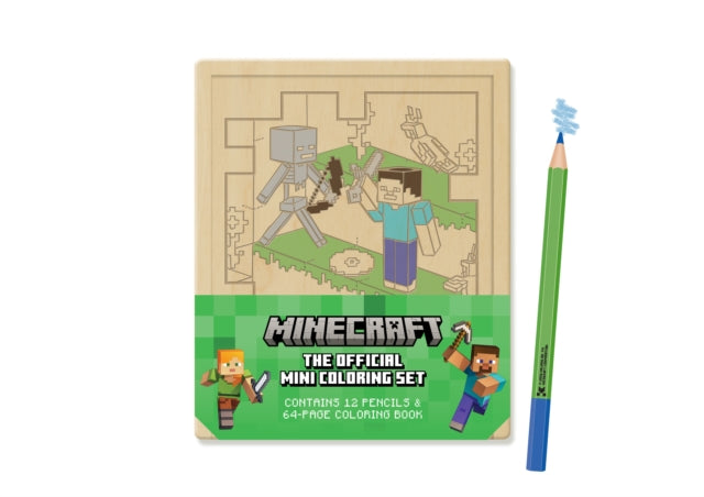 Minecraft: The Official Mini Coloring Set cover