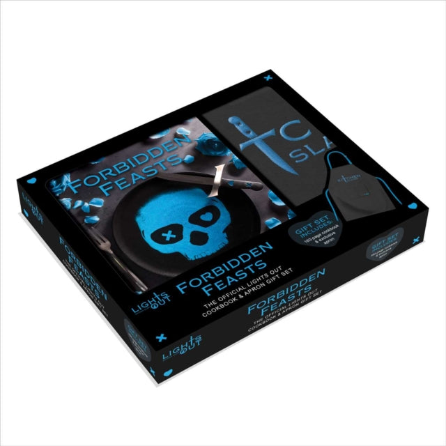 Forbidden Feasts: The Official Lights Out Cookbook and Apron Gift Set cover