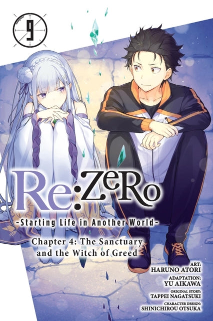 Re:ZERO -Starting Life in Another World-, Chapter 4: The Sanctuary and the Witch of Greed, Vol. 9 (manga) cover