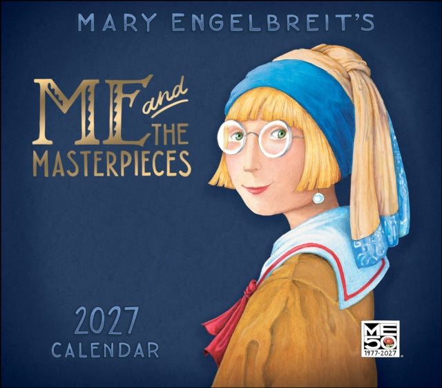 Mary Engelbreit's ME and the Masterpieces 2027 Deluxe Wall Calendar cover