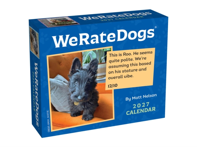 WeRateDogs 2027 Day-to-Day Calendar cover