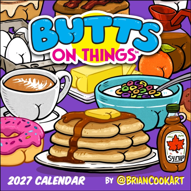 Butts on Things 2027 Wall Calendar cover