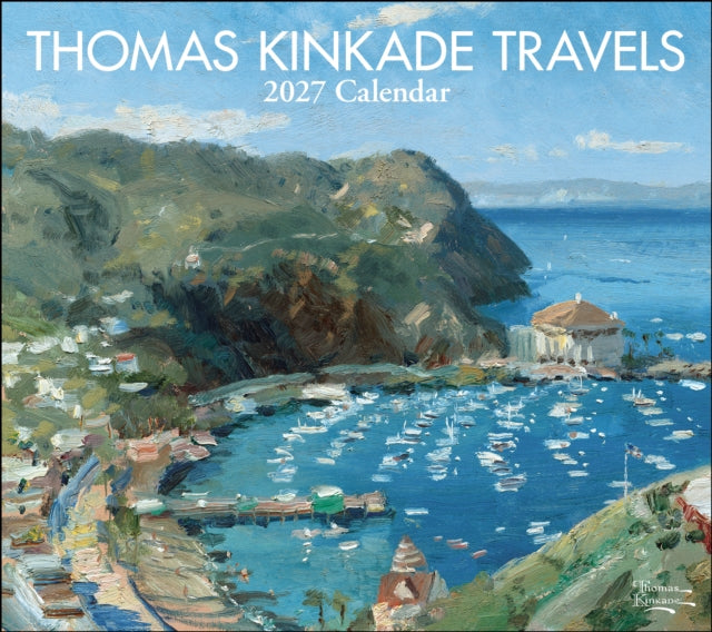 Thomas Kinkade Travels 2027 Deluxe Wall Calendar cover