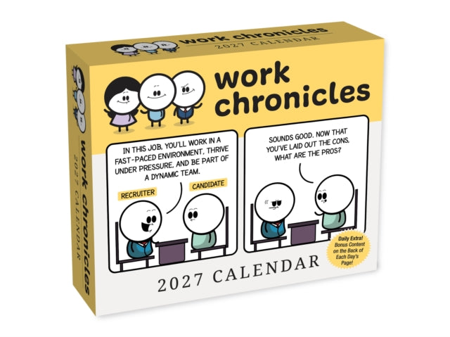 Work Chronicles 2027 Day-to-Day Calendar cover