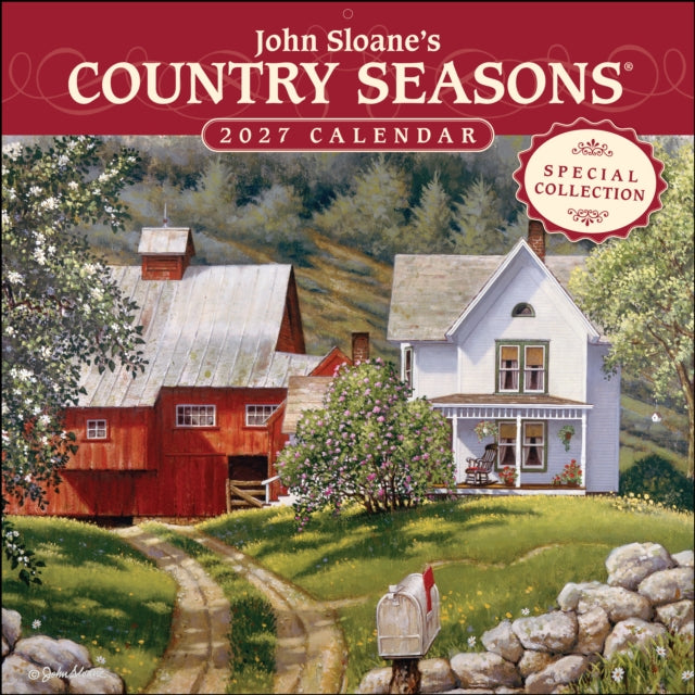 John Sloane's Country Seasons® Special Collection 2027 Wall Calendar cover