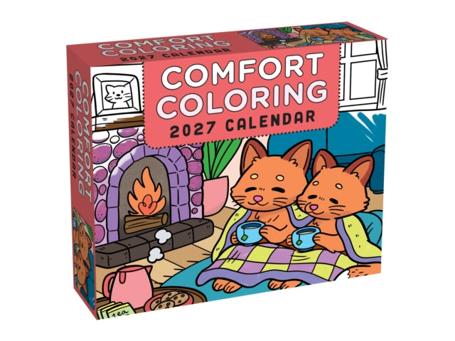 Comfort Coloring 2027 Day-to-Day Calendar cover