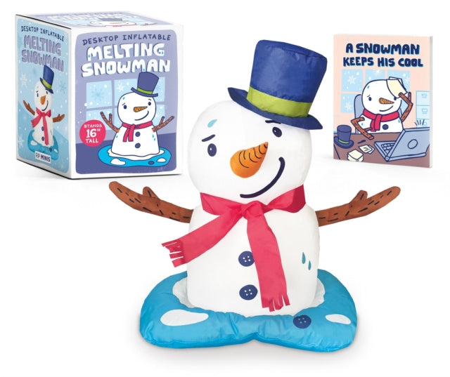 Desktop Inflatable Melting Snowman cover
