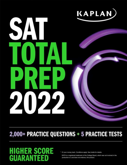 SAT Total Prep 2022: 2,000+ Practice Questions + 5 Practice Tests