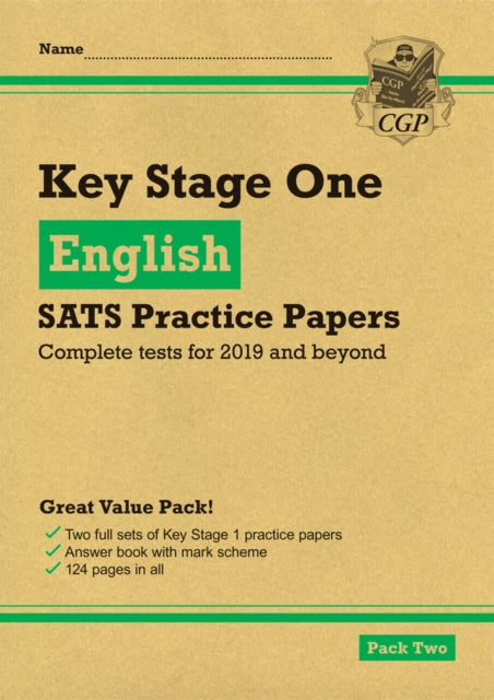 KS1 English SATS Practice Papers: Pack 2 (for the 2022 tests)