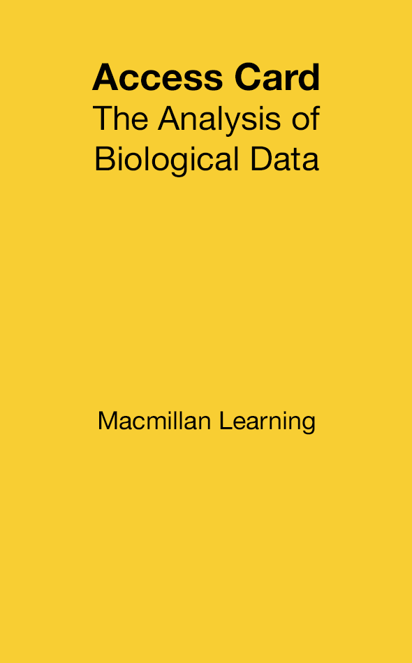The Analysis of Biological Data Achieve Access Card