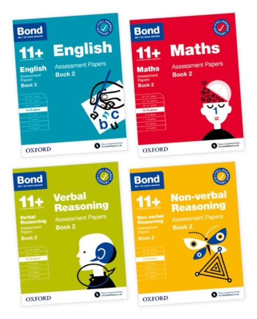 11+: Bond 11+ Assessment Papers Book 2 9-10 years bundle