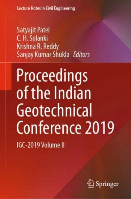 Proceedings of the Indian Geotechnical Conference 2019: IGC-2019 Volume II