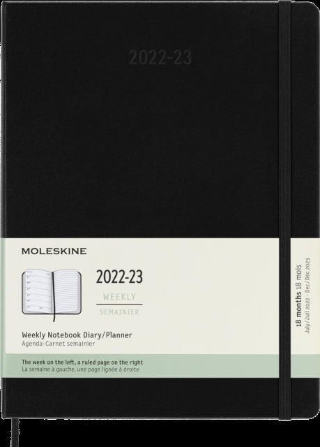 MOLESKINE 2023 18MONTH WEEKLY EXTRA LARG