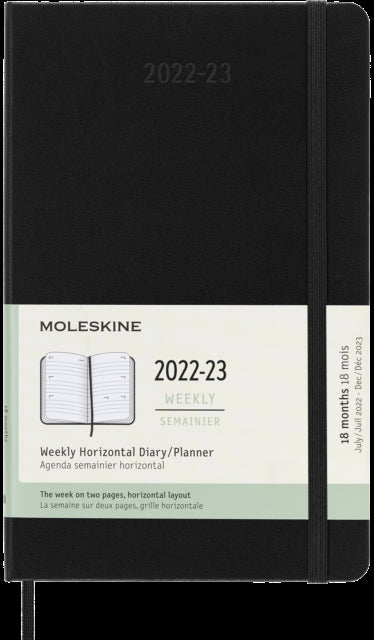 MOLESKINE 2023 18MONTH WEEKLY HORIZONTAL