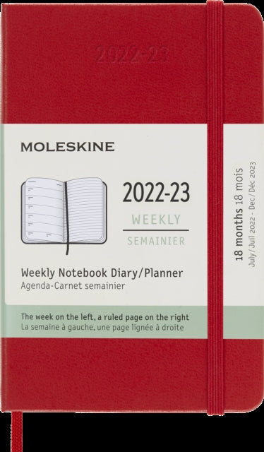 MOLESKINE 2023 18MONTH WEEKLY POCKET HAR