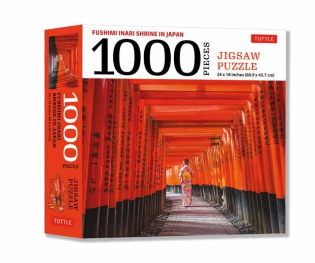 Japan's Most Famous Shinto Shrine - 1000 Piece Jigsaw Puzzle: Fushimi Inari Shrine in Kyoto: Finished Size 24 x 18 inches (61 x 46 cm)