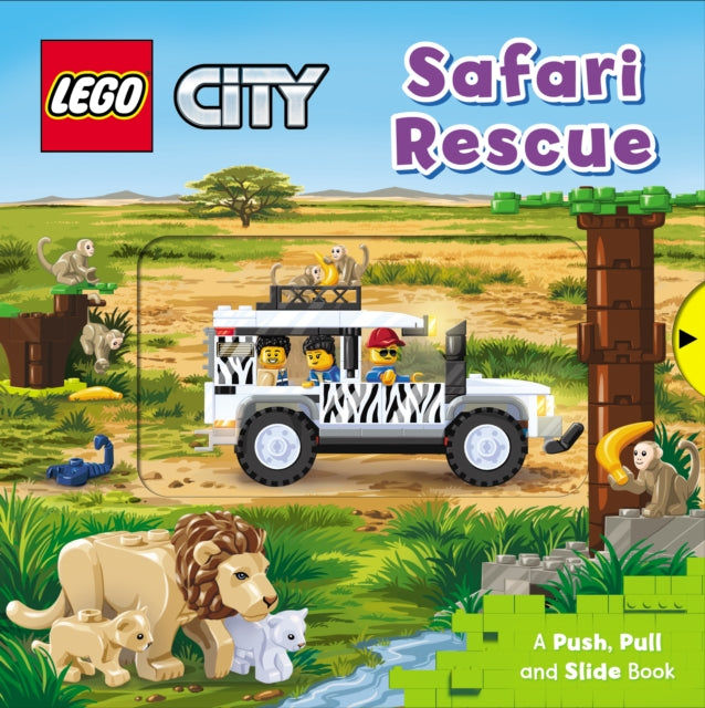 LEGO (R) City. Safari Rescue: A Push, Pull and Slide Book