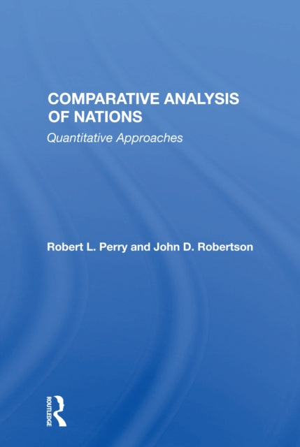Comparative Analysis Of Nations: Quantitative Approaches