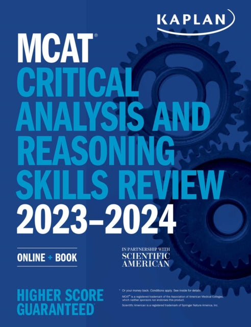 MCAT Critical Analysis and Reasoning Skills Review 2023-2024: Online + Book