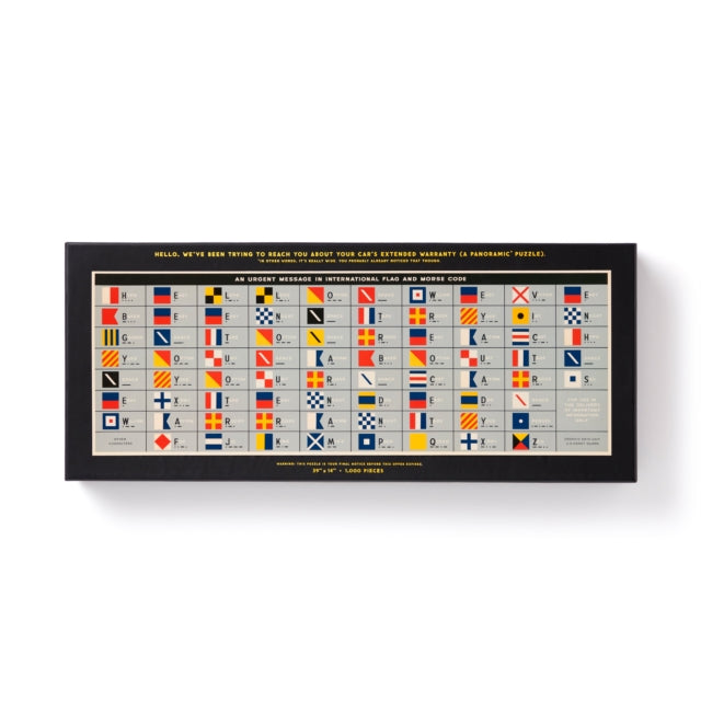 An Urgent Message 1,000 Piece Panoramic Puzzle
