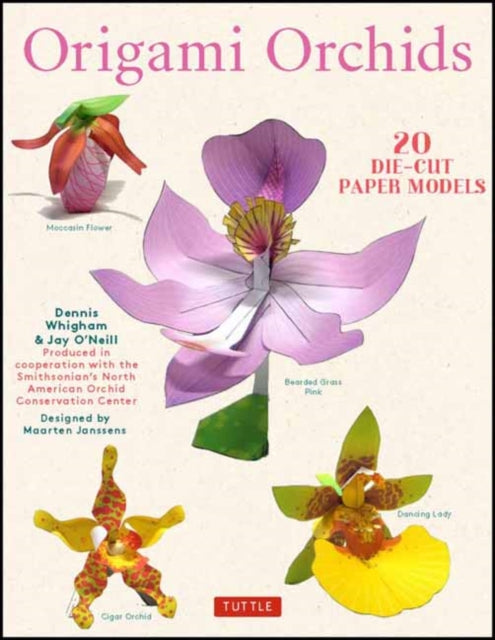 Origami Orchids Kit: 20 Beautiful Die-Cut Paper Models