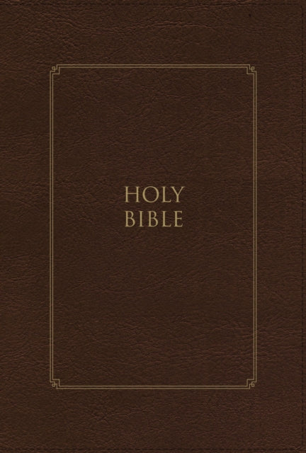 KJV, Thompson Chain-Reference Bible, Large Print, Leathersoft, Brown, Red Letter, Thumb Indexed, Comfort Print