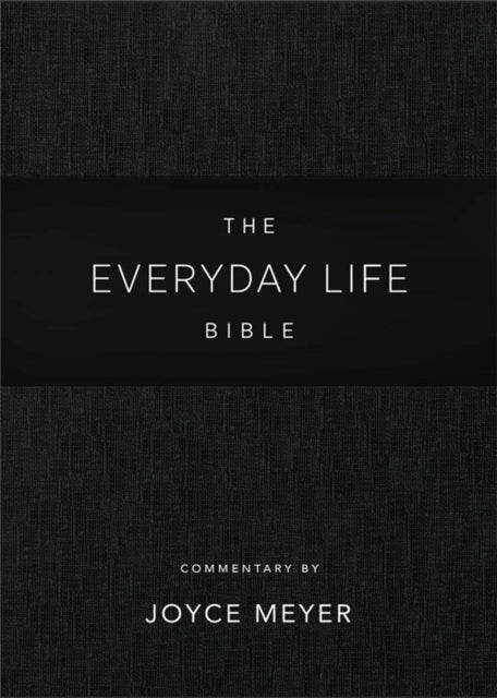 Everyday Life Bible: Black LeatherLuxe (R): The Power of God's Word for Everyday Living