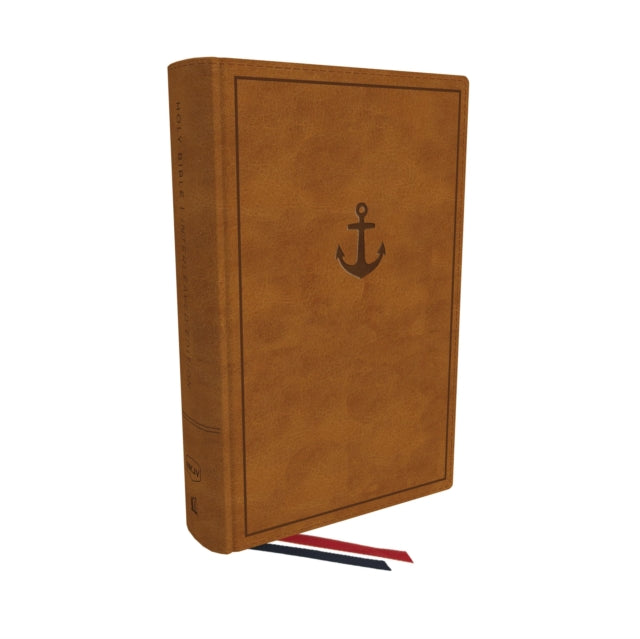 NKJV, Interleaved Bible, Journal Edition, Leathersoft over Board, Brown, Red Letter, Comfort Print: The Ultimate Bible Journaling Experience