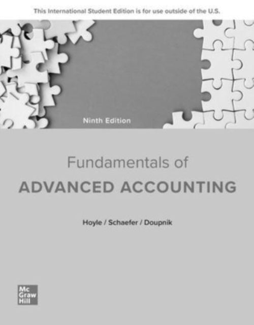 ISE Fundamentals of Advanced Accounting