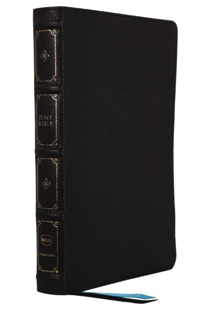 NKJV, Large Print Thinline Reference Bible, Blue Letter, Maclaren Series, Leathersoft, Black, Comfort Print: Holy Bible, New King James Version