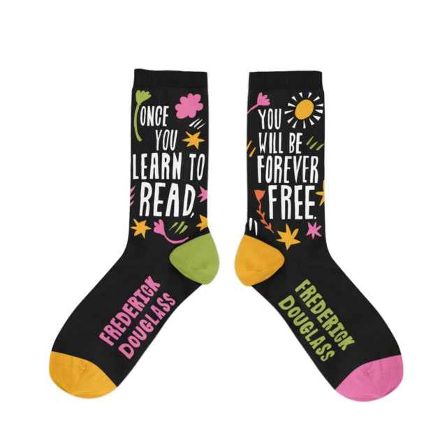 Frederick Douglass: Once You Learn to Read Socks - Large