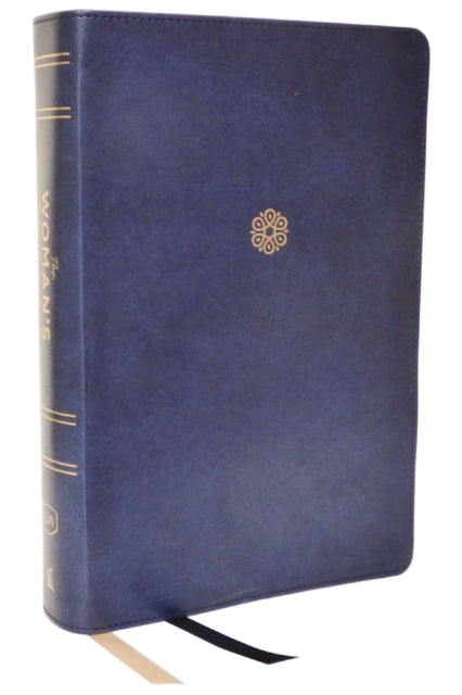 KJV, The Woman's Study Bible, Blue Leathersoft, Red Letter, Full-Color Edition, Comfort Print: Receiving God's Truth for Balance, Hope, and Transformation