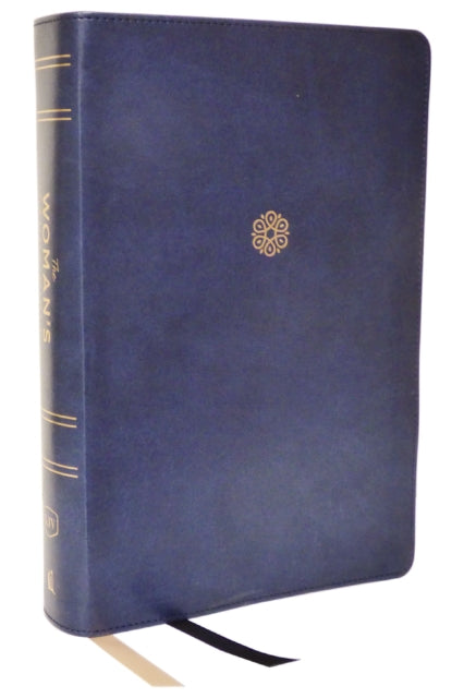 KJV, The Woman's Study Bible, Blue Leathersoft, Red Letter, Full-Color Edition, Comfort Print (Thumb Indexed): Receiving God's Truth for Balance, Hope, and Transformation