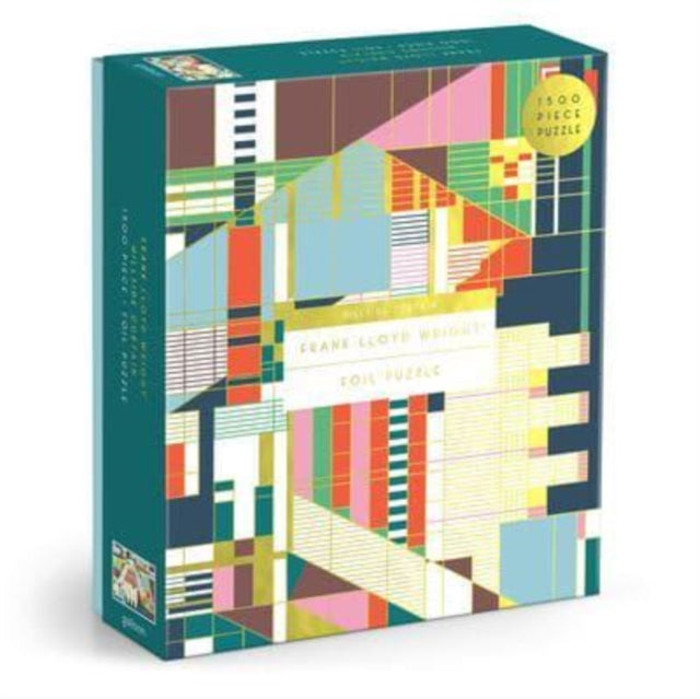 Frank Lloyd Wright Hillside Curtain 1500 Piece Foil Puzzle