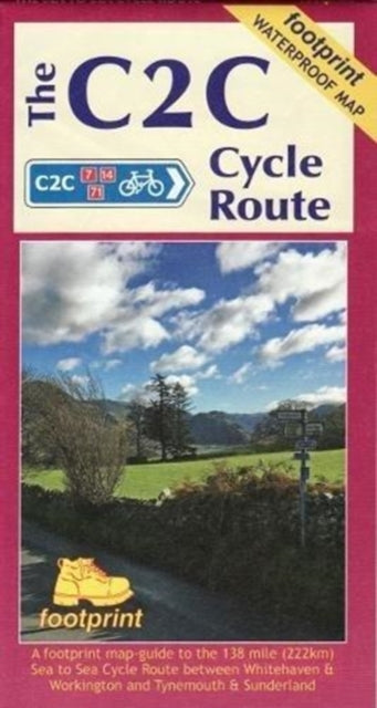 C2C Cycle Route: A footprint map-guide to the 138 mile Sea to Sea Cycle Route