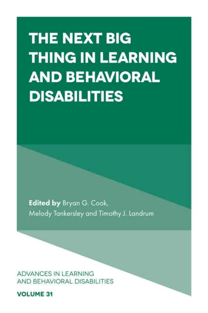 Next Big Thing in Learning and Behavioral Disabilities