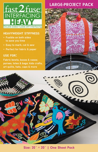 fast2fuse Interfacing Heavy: Double-Sided Fusible Stiff Interfacing