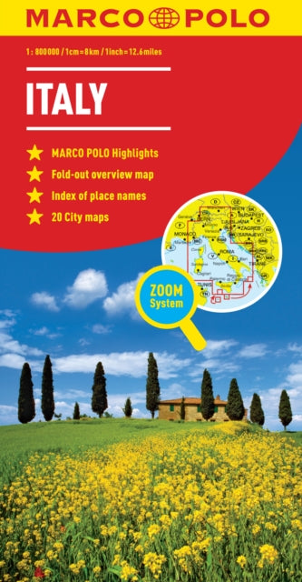 folded,Italy Map