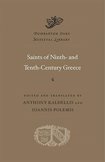 Saints of Ninth- and Tenth-Century Greece