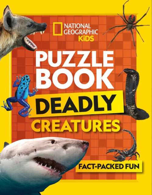 Puzzle Book Deadly Creatures: Brain-Tickling Quizzes, Sudokus, Crosswords and Wordsearches