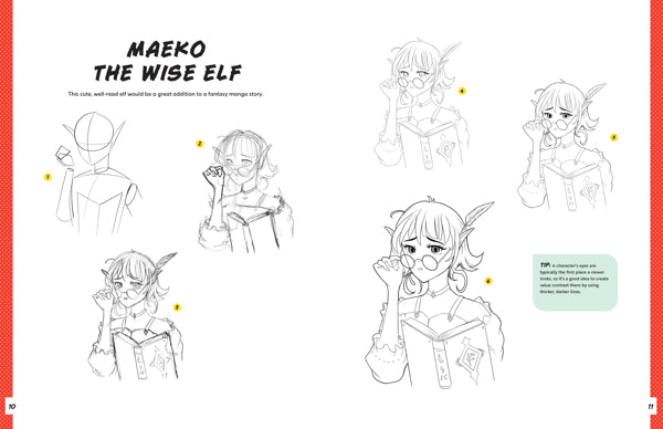 Draw Manga Style: A Beginner's Step-by-Step Guide for Drawing Anime and Manga - 62 Lessons: Basics, Characters, Special Effects