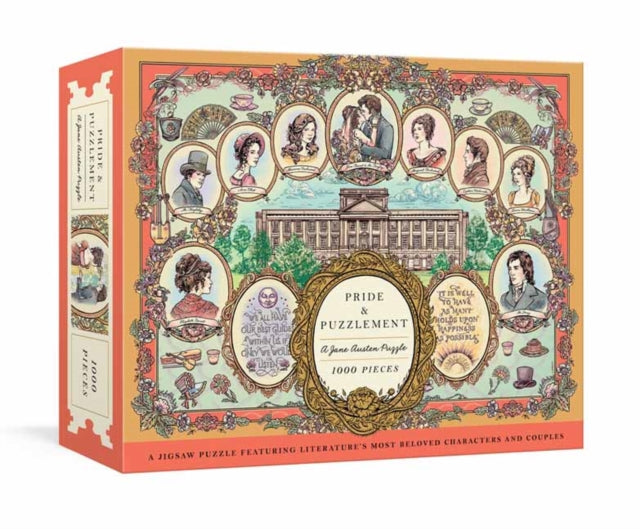 Pride and Puzzlement: A Jane Austen Puzzle: A 1000-Piece Jigsaw Puzzle Featuring Literature's Most Beloved Characters and Subtitle change: Couples: Jigsaw Puzzles for Adults