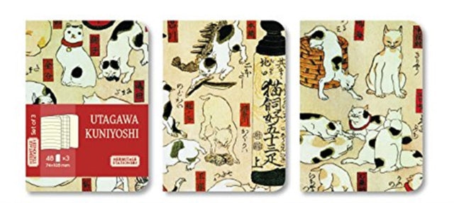 Notebooks Utagawa Kuniyoshi (Set of 3) - small
