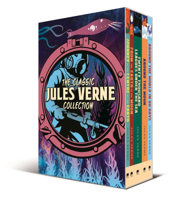 Classic Jules Verne Collection: 5-Volume box set edition