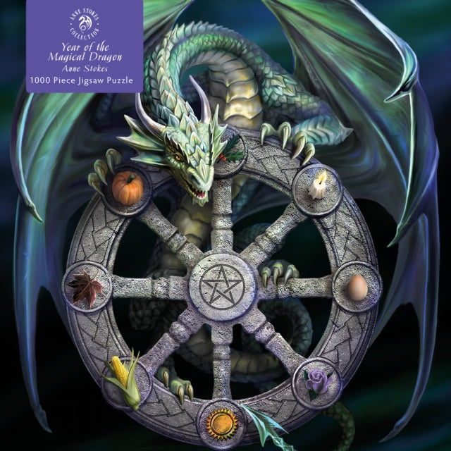 Adult Jigsaw Puzzle Anne Stokes: Wheel of the Year: 1000-piece Jigsaw Puzzles