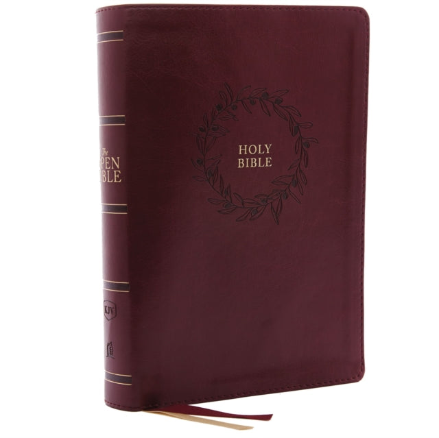 KJV, Open Bible, Leathersoft, Burgundy