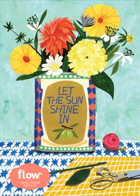 Let the Sun Shine In 1,000-Piece Puzzle: (Flow) for Adults Families Picture Quote Mindfulness Game Gift Jigsaw 26 3/8" x 18 7/8"