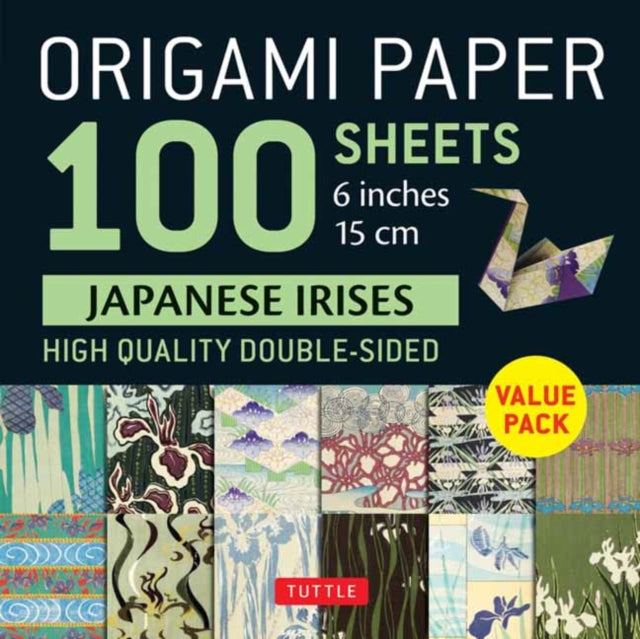 Origami Paper 100 sheets Japanese Flowers 6" (15 cm)
