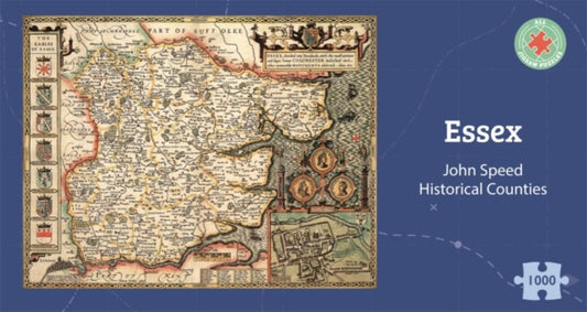 Essex Historical 1610 Map 1000 Piece Puzzle